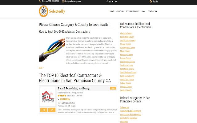 Noodelektricien San Francisco van de Chrome-webwinkel om te worden uitgevoerd met OffiDocs Chromium online