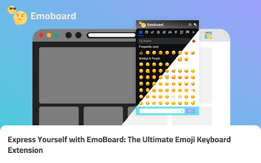 Emoboard Emoji Keyboard  from Chrome web store to be run with OffiDocs Chromium online