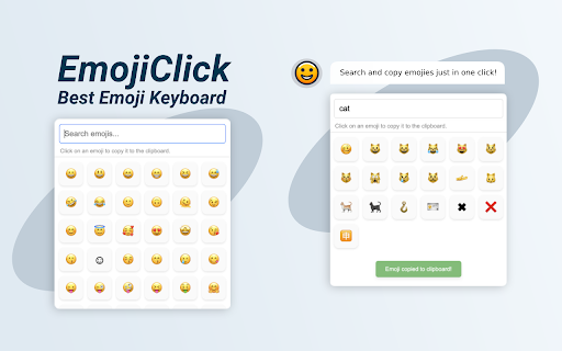 EmojiClick Emoji Keyboard  from Chrome web store to be run with OffiDocs Chromium online