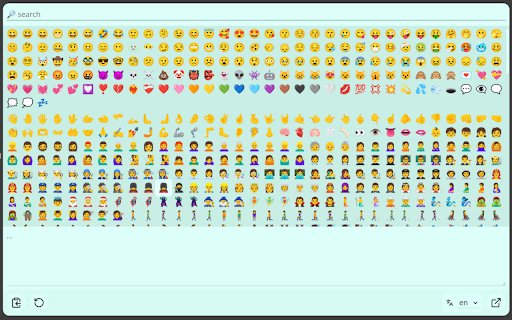Emoji Copy Paste  from Chrome web store to be run with OffiDocs Chromium online