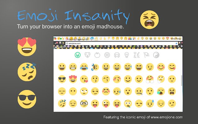 Emoji Insanity מחנות האינטרנט של Chrome שיופעל עם OffiDocs Chromium באינטרנט