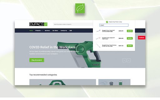 Empacs Group Product Lookup  from Chrome web store to be run with OffiDocs Chromium online