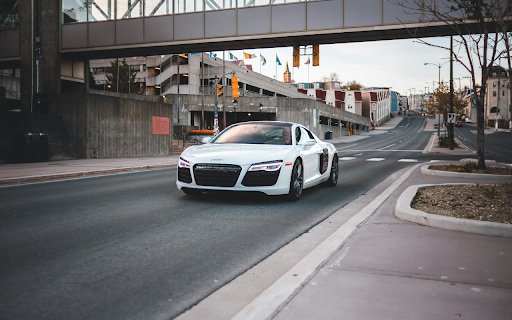 Empty road with sport car  from Chrome web store to be run with OffiDocs Chromium online