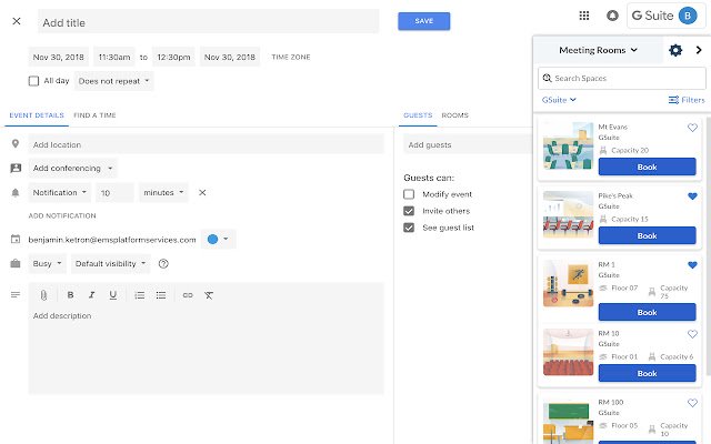 EMS For Google Calendar  from Chrome web store to be run with OffiDocs Chromium online