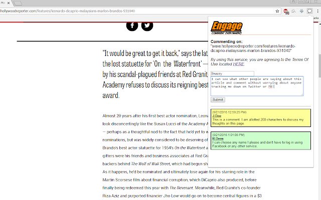 Makipag-ugnayan mula sa Chrome web store na tatakbo sa OffiDocs Chromium online