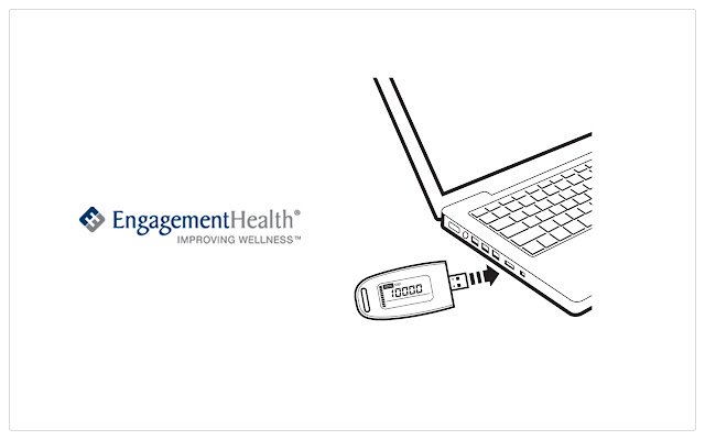 Chrome ウェブストアの EngagementHealth 歩数計アプリは、OffiDocs Chromium オンラインで実行されます