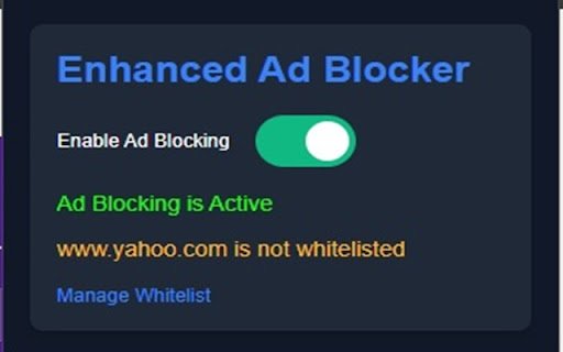 Enhanced Ad Blocker  from Chrome web store to be run with OffiDocs Chromium online