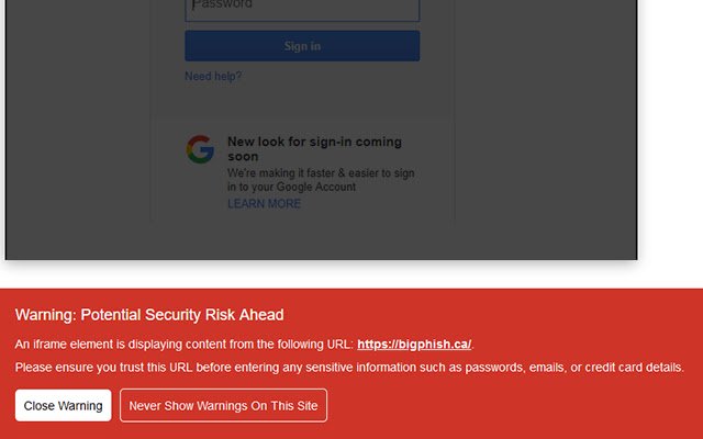 Enhanced iFrame Protection  from Chrome web store to be run with OffiDocs Chromium online