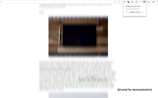 Enhanced Smooth Scroll  from Chrome web store to be run with OffiDocs Chromium online