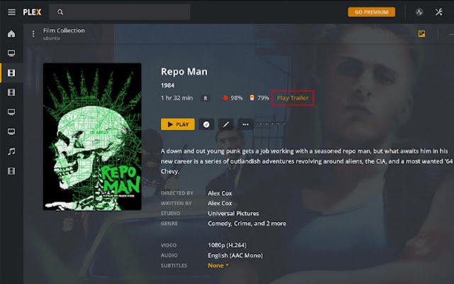 قم بتحسين O Tron لـ Plex من متجر Chrome الإلكتروني ليتم تشغيله باستخدام OffiDocs Chromium عبر الإنترنت