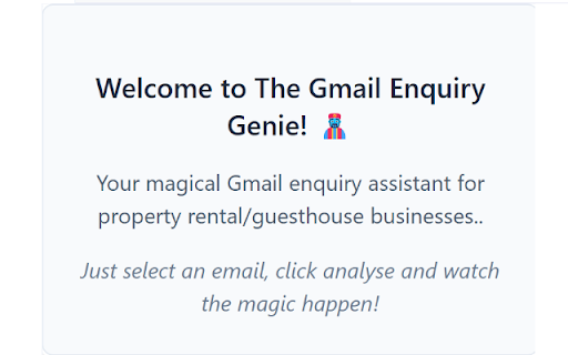 Enquiry Genie  from Chrome web store to be run with OffiDocs Chromium online