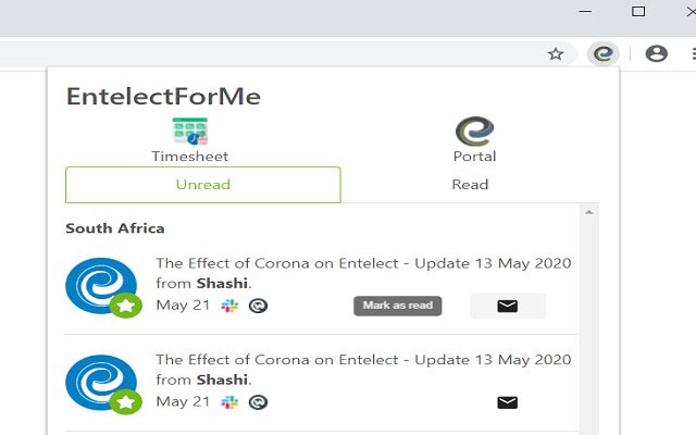 Entelect Communication Aggregator از فروشگاه وب Chrome برای اجرا با OffiDocs Chromium به صورت آنلاین