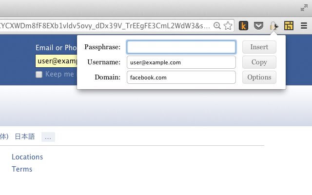 Entropass  from Chrome web store to be run with OffiDocs Chromium online