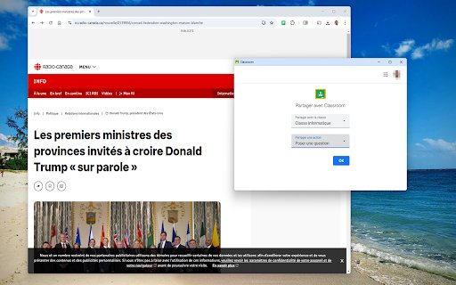 Envoyer à Google Classroom  from Chrome web store to be run with OffiDocs Chromium online