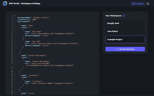 ENV Portal  from Chrome web store to be run with OffiDocs Chromium online