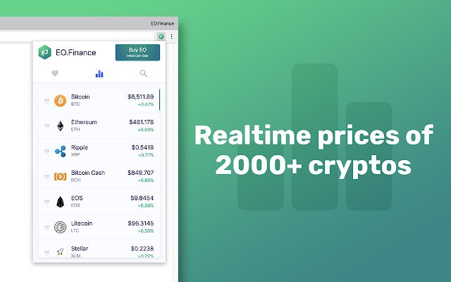 EO.Market – สถิติตลาด Crypto จาก Chrome เว็บสโตร์ที่จะรันด้วย OffiDocs Chromium ออนไลน์