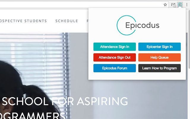 Epicodus dal Chrome Web Store da eseguire con OffiDocs Chromium online