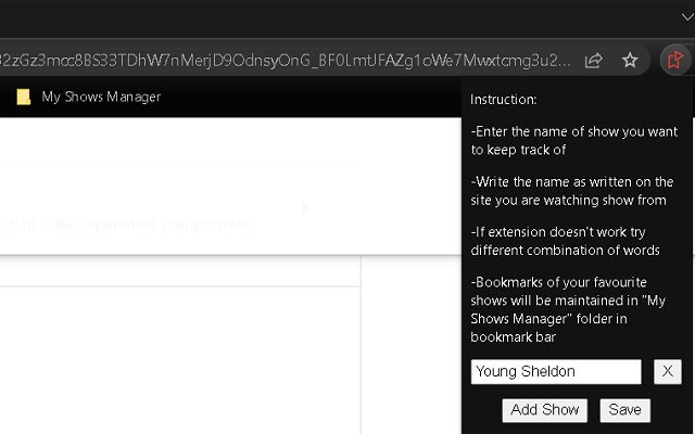 Episode Bookmark Manager uit de Chrome-webwinkel voor gebruik met OffiDocs Chromium online