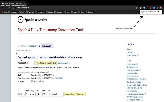 Epochee  from Chrome web store to be run with OffiDocs Chromium online