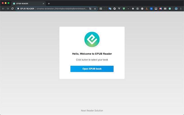 EPUBReader  from Chrome web store to be run with OffiDocs Chromium online