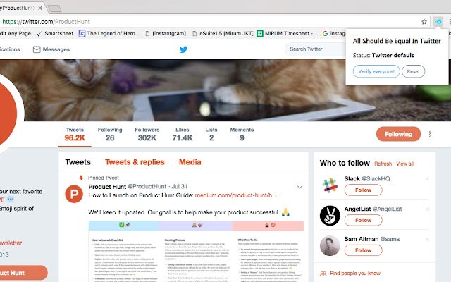 Equal Twitter  from Chrome web store to be run with OffiDocs Chromium online