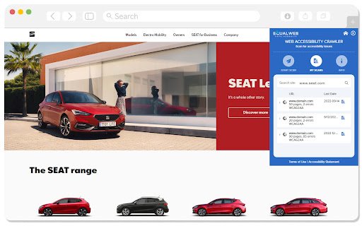 EqualWeb Accessibility Crawler  from Chrome web store to be run with OffiDocs Chromium online