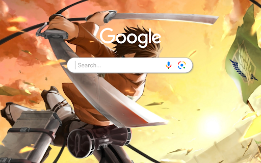 Eren Attack on Titan Anime Theme  from Chrome web store to be run with OffiDocs Chromium online
