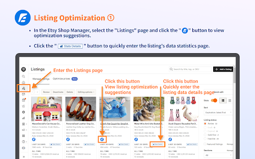 ESale Etsy™ SEO tool for seller  from Chrome web store to be run with OffiDocs Chromium online
