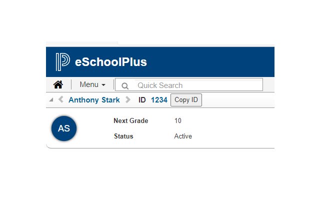 eSchool Copy Student ID  from Chrome web store to be run with OffiDocs Chromium online