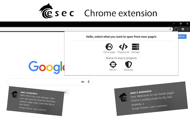 क्रोम वेब स्टोर से ईएससीएक्स एक्सटेंशन को ऑनलाइन ऑफीडॉक्स क्रोमियम के साथ चलाया जाएगा