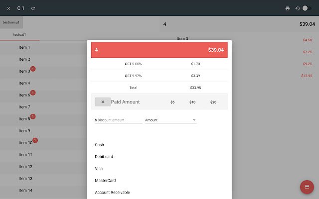 ESEEL Receipt Printer  from Chrome web store to be run with OffiDocs Chromium online