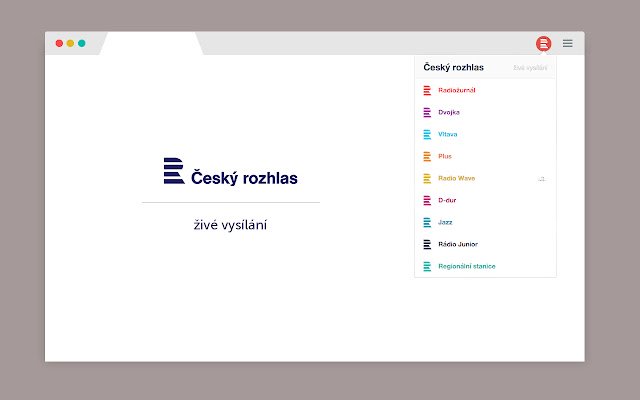 Český rozhlas živé vysílání  from Chrome web store to be run with OffiDocs Chromium online