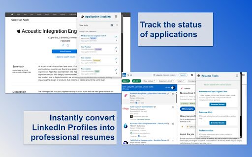 Espresso Resume  from Chrome web store to be run with OffiDocs Chromium online
