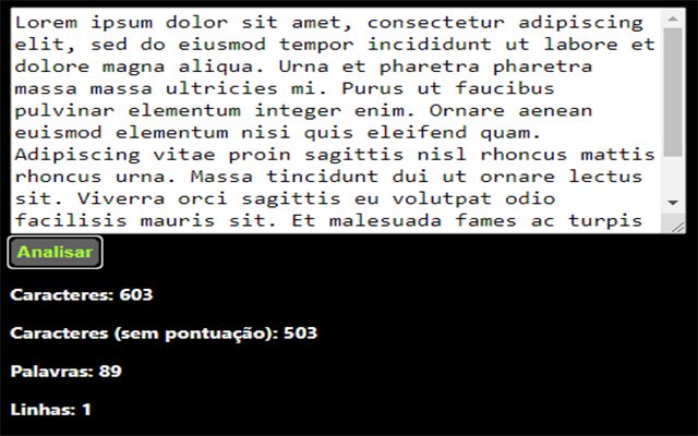 Estatísticas de texto  from Chrome web store to be run with OffiDocs Chromium online