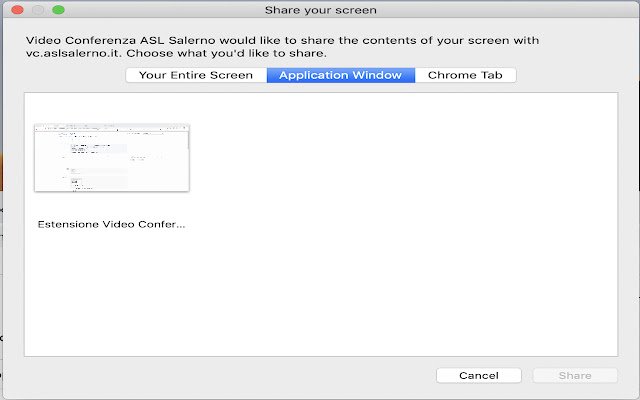 Estensione Video Conferenza ASL Salerno  from Chrome web store to be run with OffiDocs Chromium online