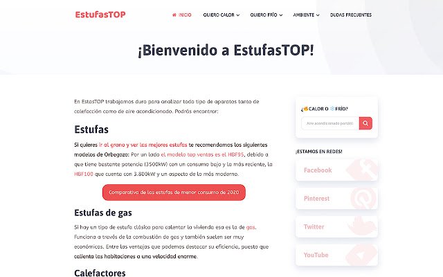 EstufasTOP dal Chrome Web Store per essere eseguito con OffiDocs Chromium online