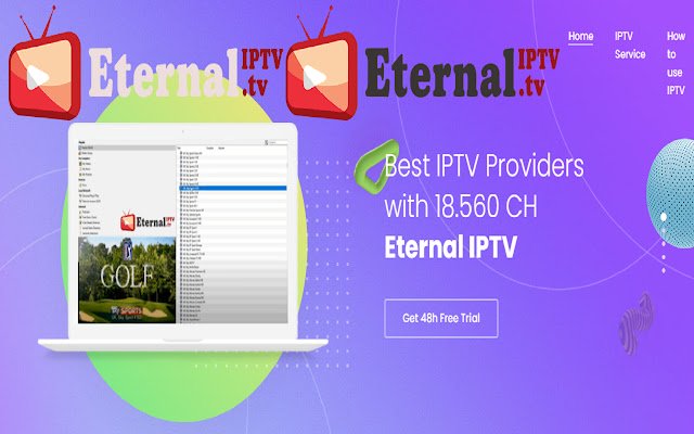 Eternal IPTV aus dem Chrome-Webshop zur Ausführung mit OffiDocs Chromium online