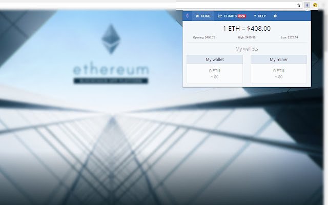 Ethereum AllInOne: ETH Ticker / Wallet viewer  from Chrome web store to be run with OffiDocs Chromium online