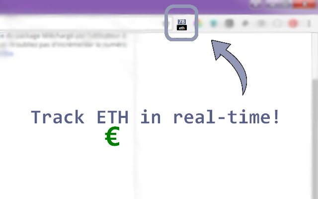 Ethereum Tracker Euro Price (ETHEUR) van de Chrome-webwinkel wordt uitgevoerd met OffiDocs Chromium online