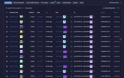 Etherscan ETH Address Icon  from Chrome web store to be run with OffiDocs Chromium online