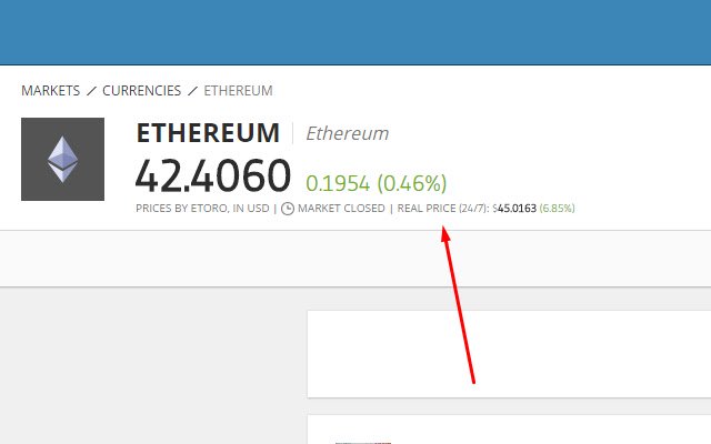 Etoro 24/7 BTC ETH prices  from Chrome web store to be run with OffiDocs Chromium online