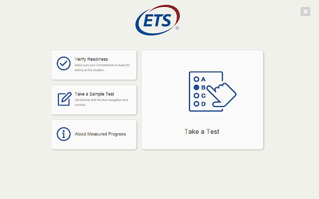 ETS Online Testing  from Chrome web store to be run with OffiDocs Chromium online