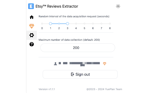 Etsy™ Reviews Extractor from Chrome web store to be run with OffiDocs Chromium online Etsy™ Reviews Extractor from Chrome web store to be run with OffiDocs Chromium online