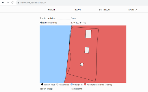 Etuovi maaperä  from Chrome web store to be run with OffiDocs Chromium online