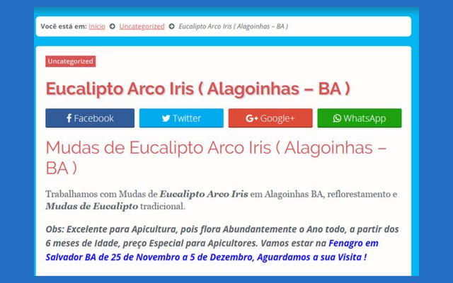 Eucalipto Arco Iris  from Chrome web store to be run with OffiDocs Chromium online