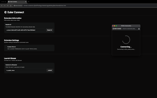 Euler Connect  from Chrome web store to be run with OffiDocs Chromium online