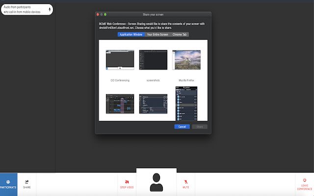 مشاركة شاشة مؤتمر Eureka Video Web Conference من متجر Chrome الإلكتروني ليتم تشغيلها باستخدام OffiDocs Chromium عبر الإنترنت