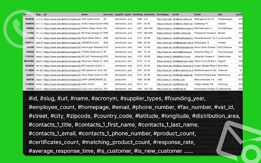 europages scraper: Extract B2B Email + Phone from Chrome web store to be run with OffiDocs Chromium online europages scraper: Extract B2B Email + Phone from Chrome web store to be run with OffiDocs Chromium online