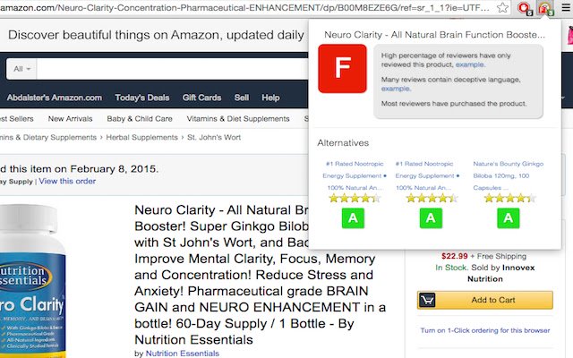 Evalute Amazon Reviews Lemur (Earl)  from Chrome web store to be run with OffiDocs Chromium online