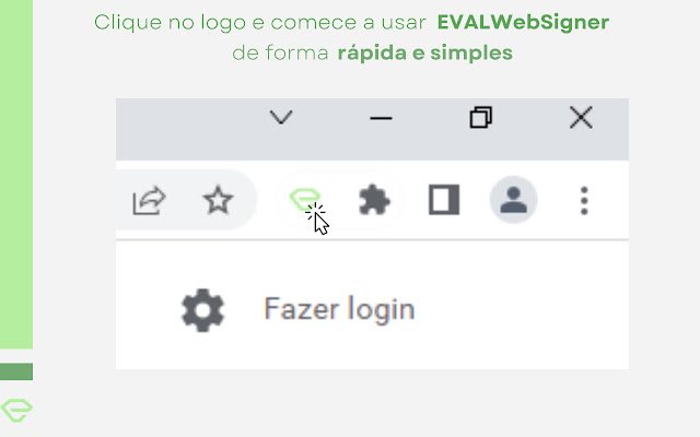 EVALWebSigner  from Chrome web store to be run with OffiDocs Chromium online